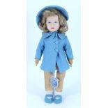 A Chad Valley Princess Margaret Rose cloth doll, English circa 1935,