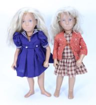 Two Trendon Ltd blonde Sasha dolls, 1970-72,