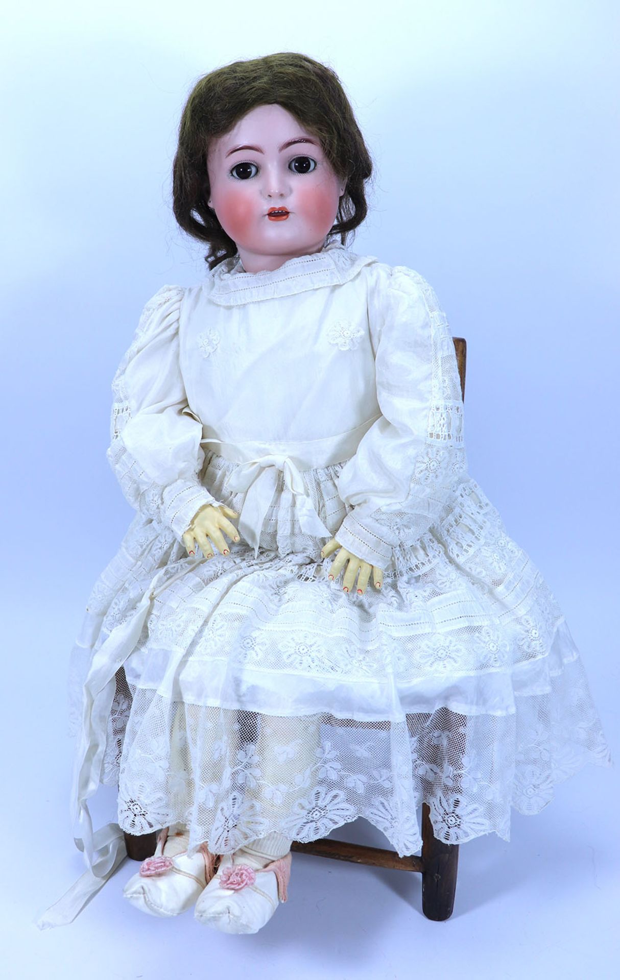 A large Kammer & Reinhardt/S&H bisque head doll, German circa 1915,