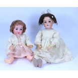 An A.M 995 bisque head baby doll, German circa 1915,