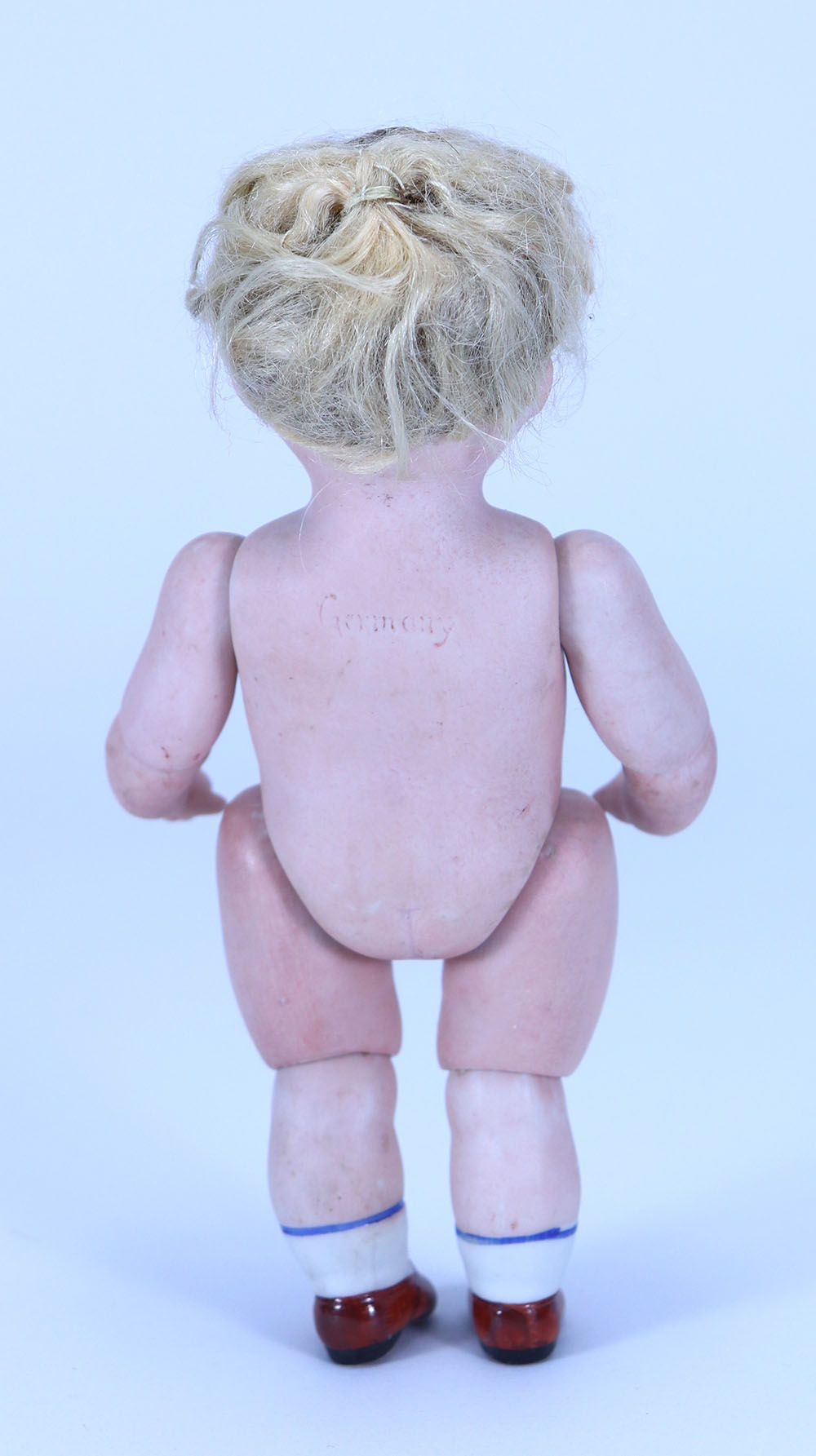 Rare large size Kestner 111 all bisque jointed Googly-eyed doll, German circa 1910, - Image 3 of 3