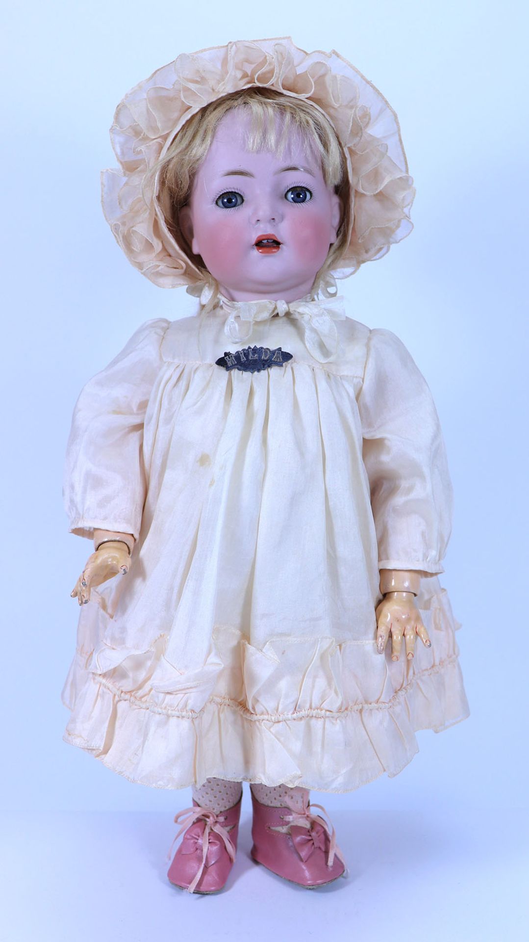 A Kammer & Reinhardt 121 bisque head doll, German circa 1910,