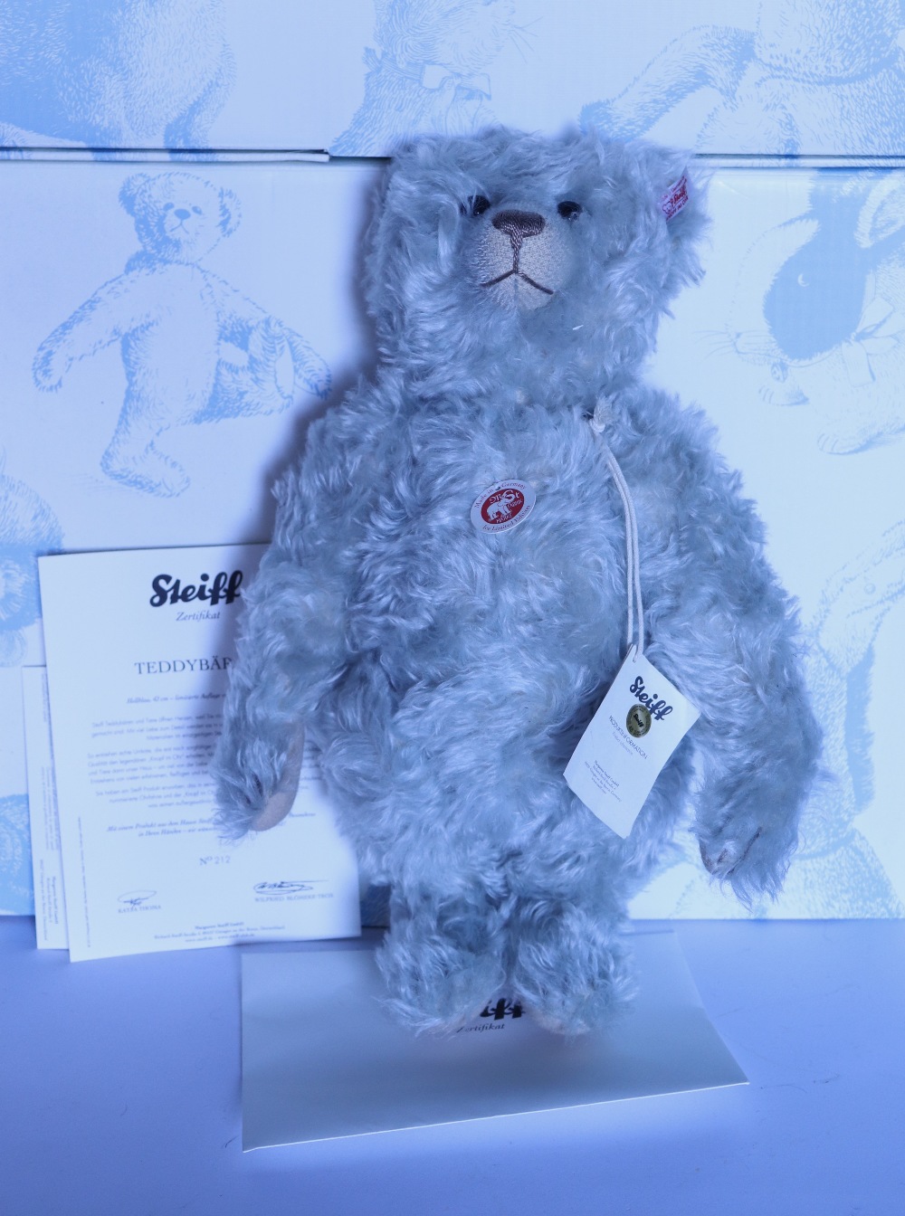 Boxed Steiff Limited Edition Teddy Bear Ice,