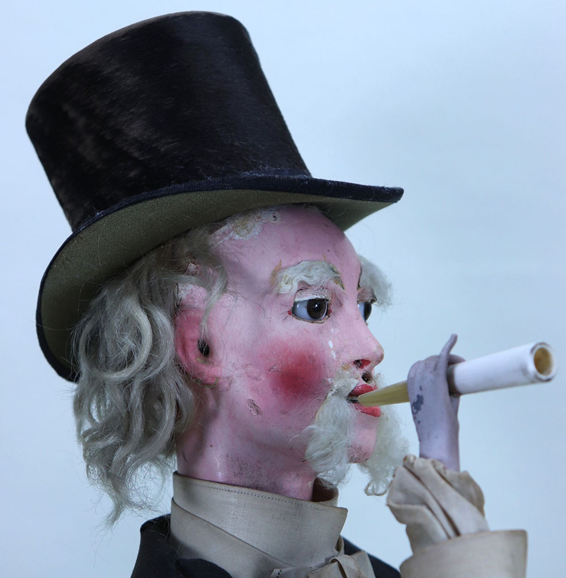 A good and early Gustave Vichy Smoking Gentleman Automata, French 1870s, - Image 4 of 4