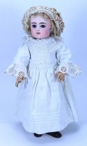 A beautiful Francois Gaultier bisque head Bebe doll, size 7, French circa 1890,
