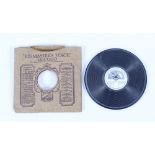 A rare miniature record ‘God Save the King’ HMV record as made for Queen Mary’s Dolls House, circa 1