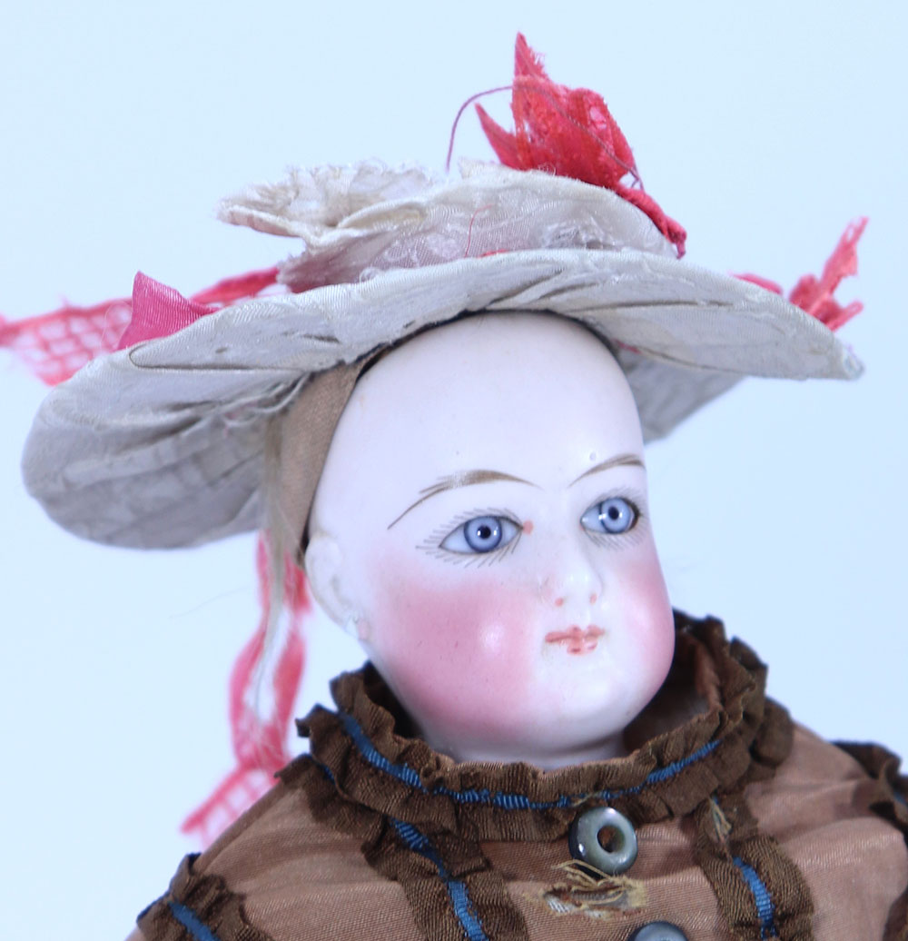 A Francois Gaultier bisque shoulder head fashion doll, French circa 1870, - Bild 2 aus 2