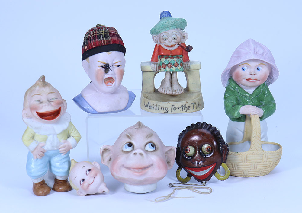 Schafer & Vater bisque comical Scottish figurine, German circa 1910,