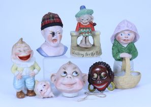 Schafer & Vater bisque comical Scottish figurine, German circa 1910,