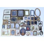 Collection of Dolls House and miniature pictures and mirrors,
