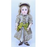 A large Steiner Figure A bisque head Bebe doll, size 17, French circa 1890,