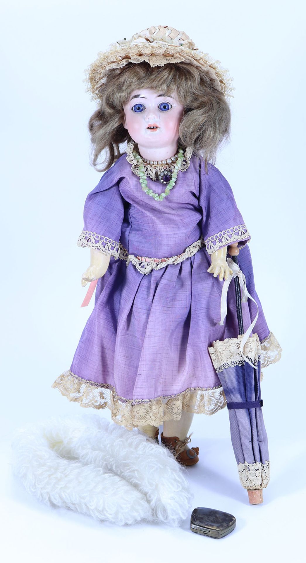 A 1894 bisque head doll, German circa 1915,