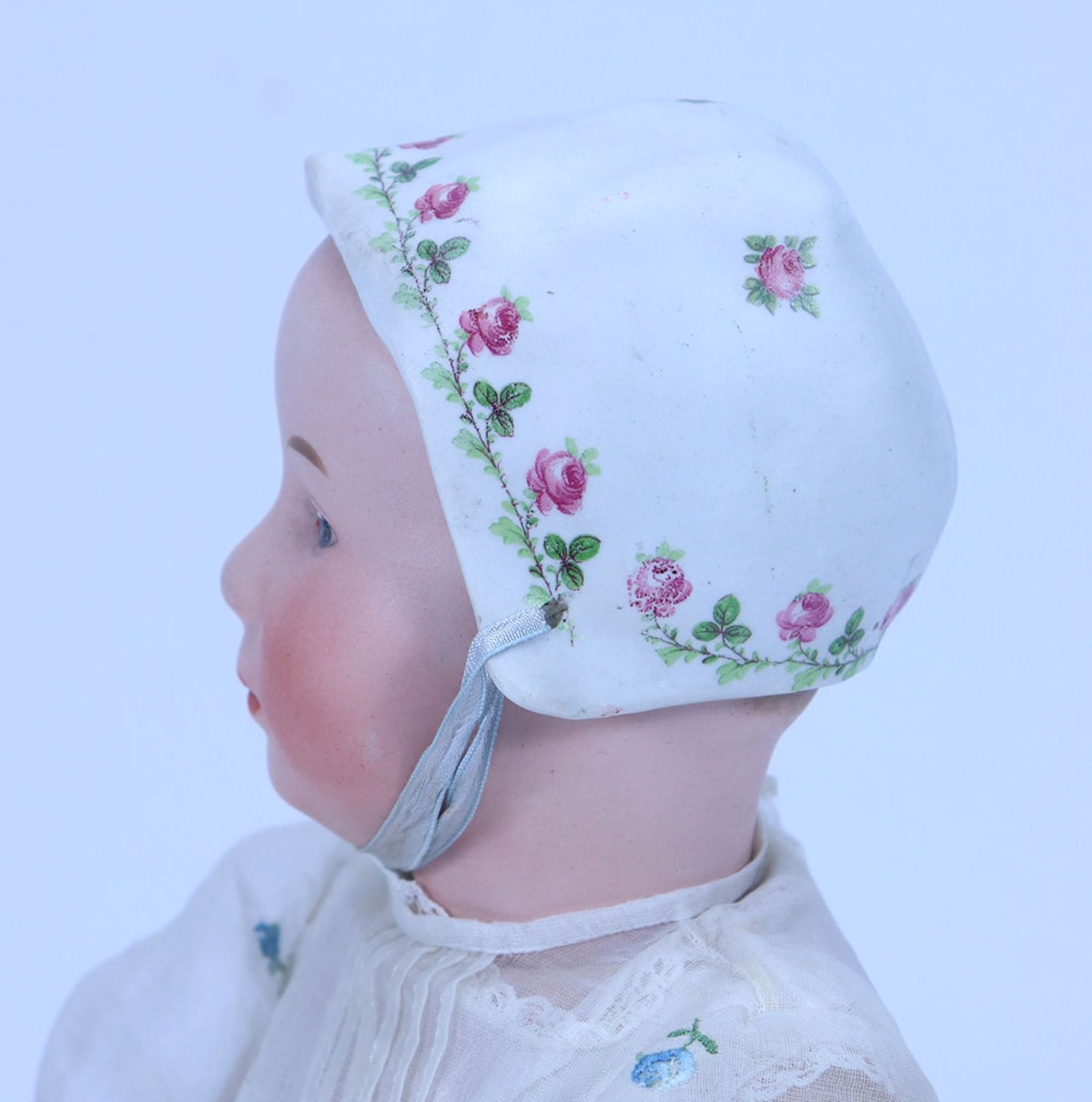 A large Gebruder Heubach 7977 ‘Baby Stuart’ bisque head baby doll, German circa 1910, - Image 2 of 3