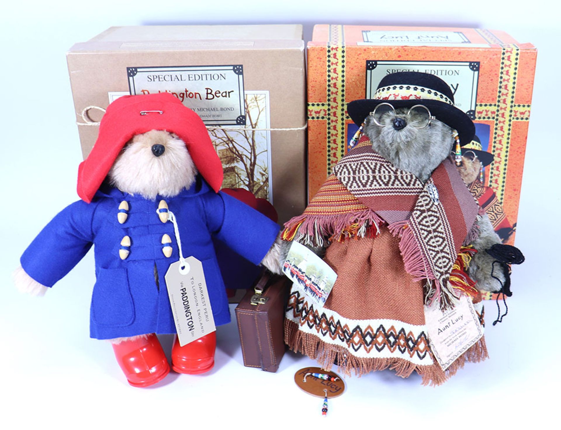 Special Edition boxed Paddington Bear and Aunt Lucy,