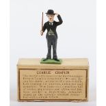 Rare boxed Heyde for Bassett-Lowke Personalty figure Charlie Chaplin, circa 1925