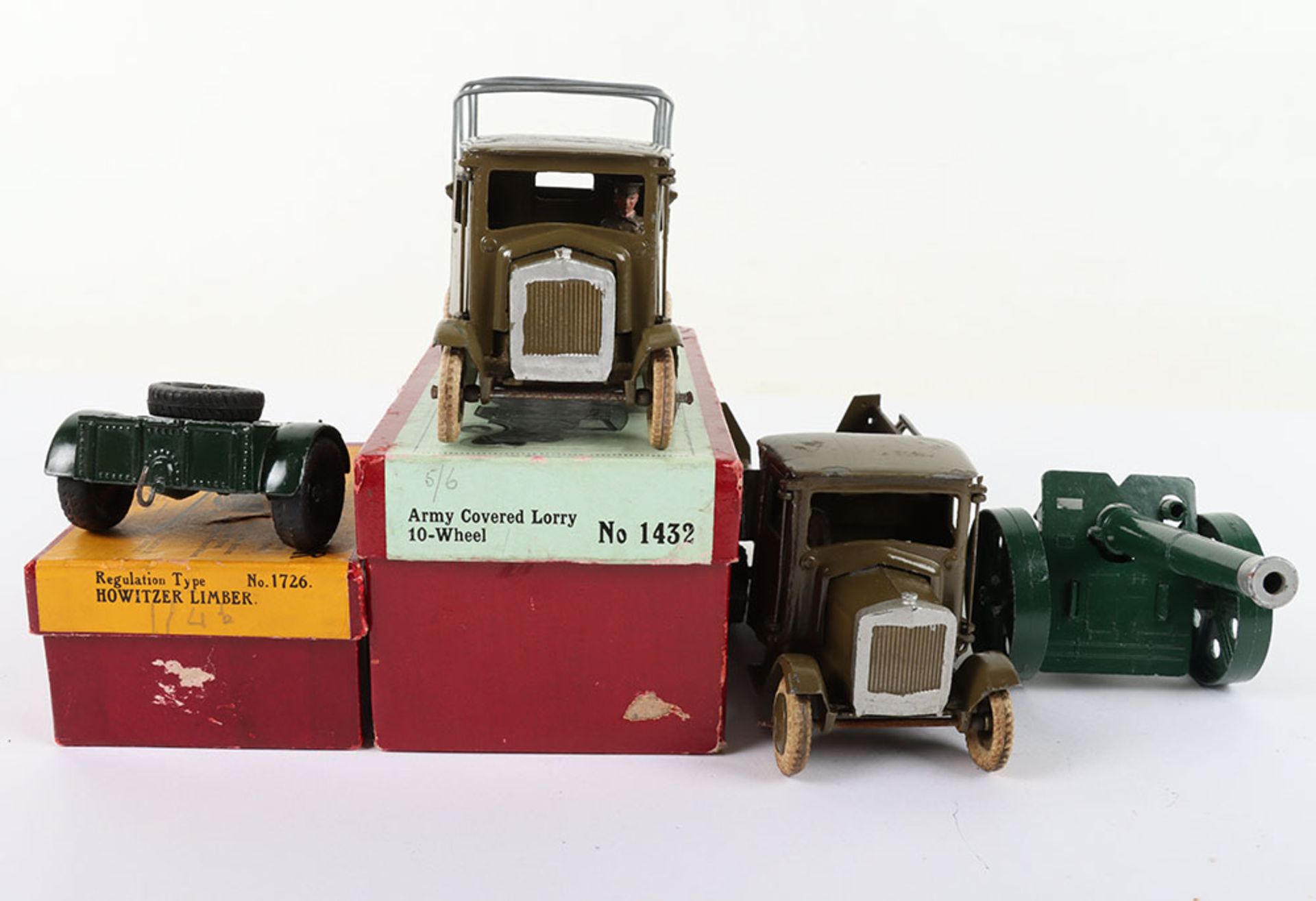 Britains boxed 1432 Army Covered 10-wheel Lorry, 1936-41, - Bild 3 aus 4