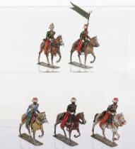 Lucotte Napoleon's Mamelukes with Banner Bearer and Drum Horse