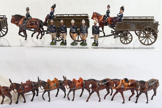 Britains Royal Horse Artillery and other Horse Draw wagons - Image 5 of 10