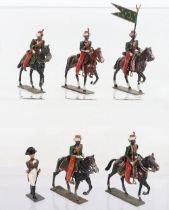 Lucotte Napoleon I dismounted with mounted Mamelukes