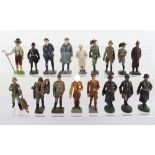 Lionel and Elastolin 70mm Personality and other figures , 1930s,