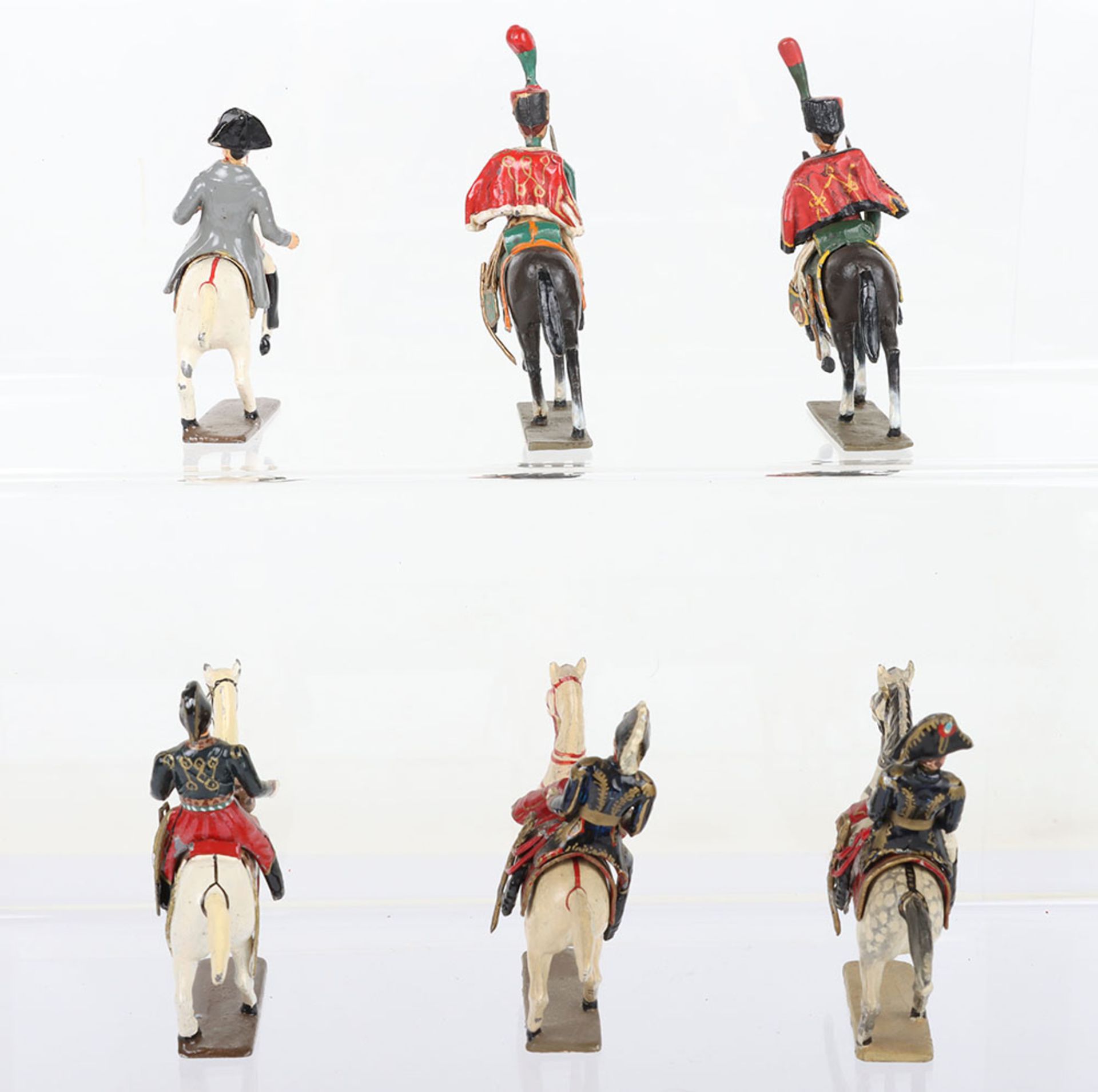 French Napoleonic mounted lead painted Officers - Bild 3 aus 4