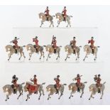 Britains from set 1 mounted Band of the First Lifeguards, first version