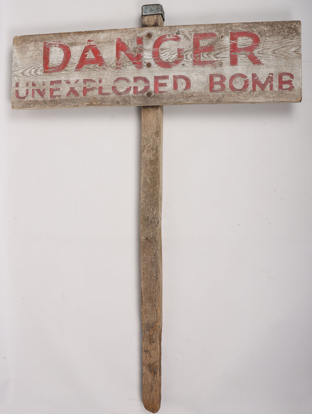 WW2 ‘DANGER UNEXPLOADED BOMB’ Wooden Sign