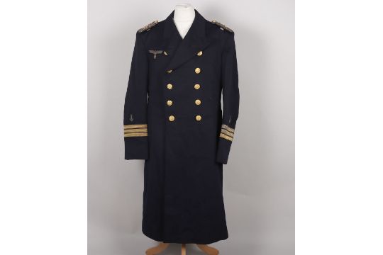 WW2 German Kriegsmarine Officers Frock Coat for a Medical Officer with Rank of “Korvettenkapitän” - Bild 2 aus 16