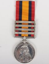 Queens South African Medal to a Compounder of Medicine who Served in the Royal Army Medical Corps