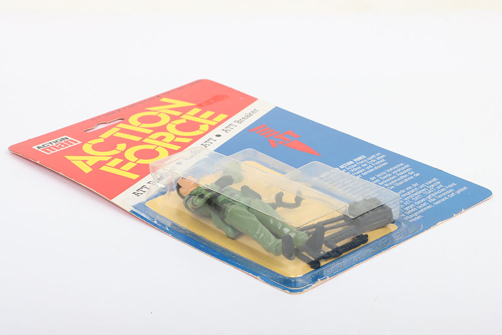 Scarce Vintage Action Force ATT German Version Brecher Z Force Radio Operator carded moc Action figu - Image 5 of 8