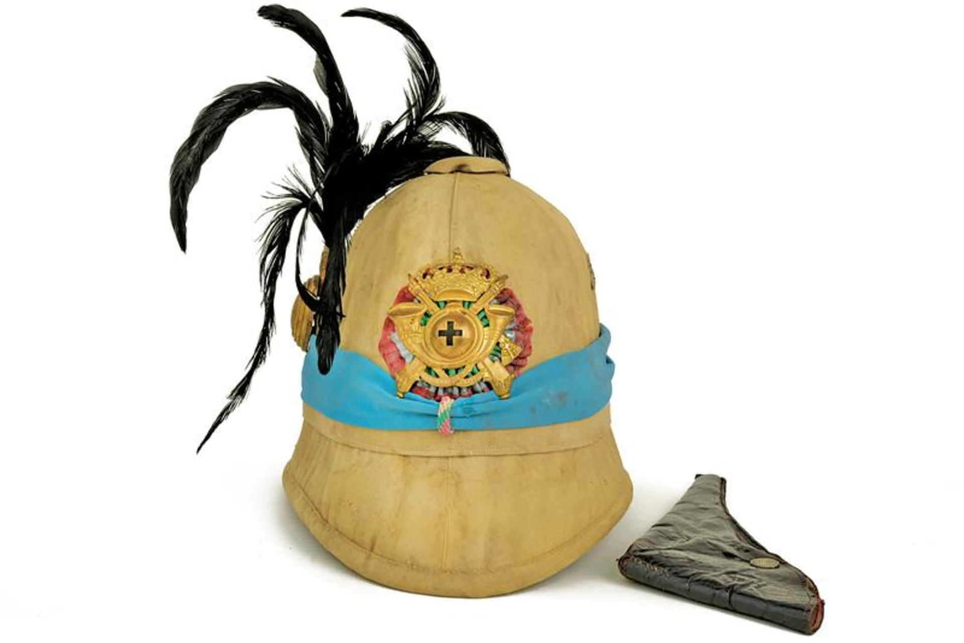 A 'Cacciatori d'Africa' officer's colonial helmet - Image 6 of 8