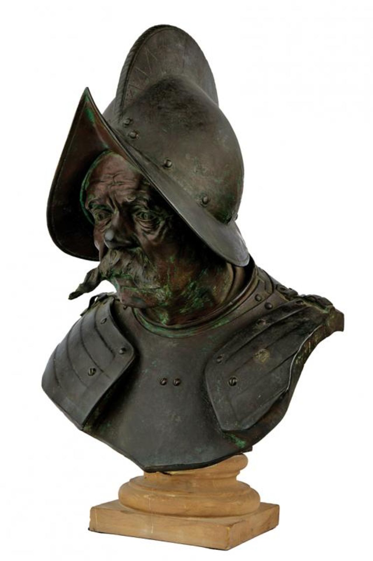 A man-at-arms bust