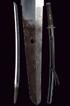 A wakizashi in koshirae, mei: Izumi no Kami Rai Kinmichi