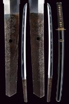 A wakizashi in koshirae