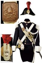 A Gendarmerie uniform with sabre