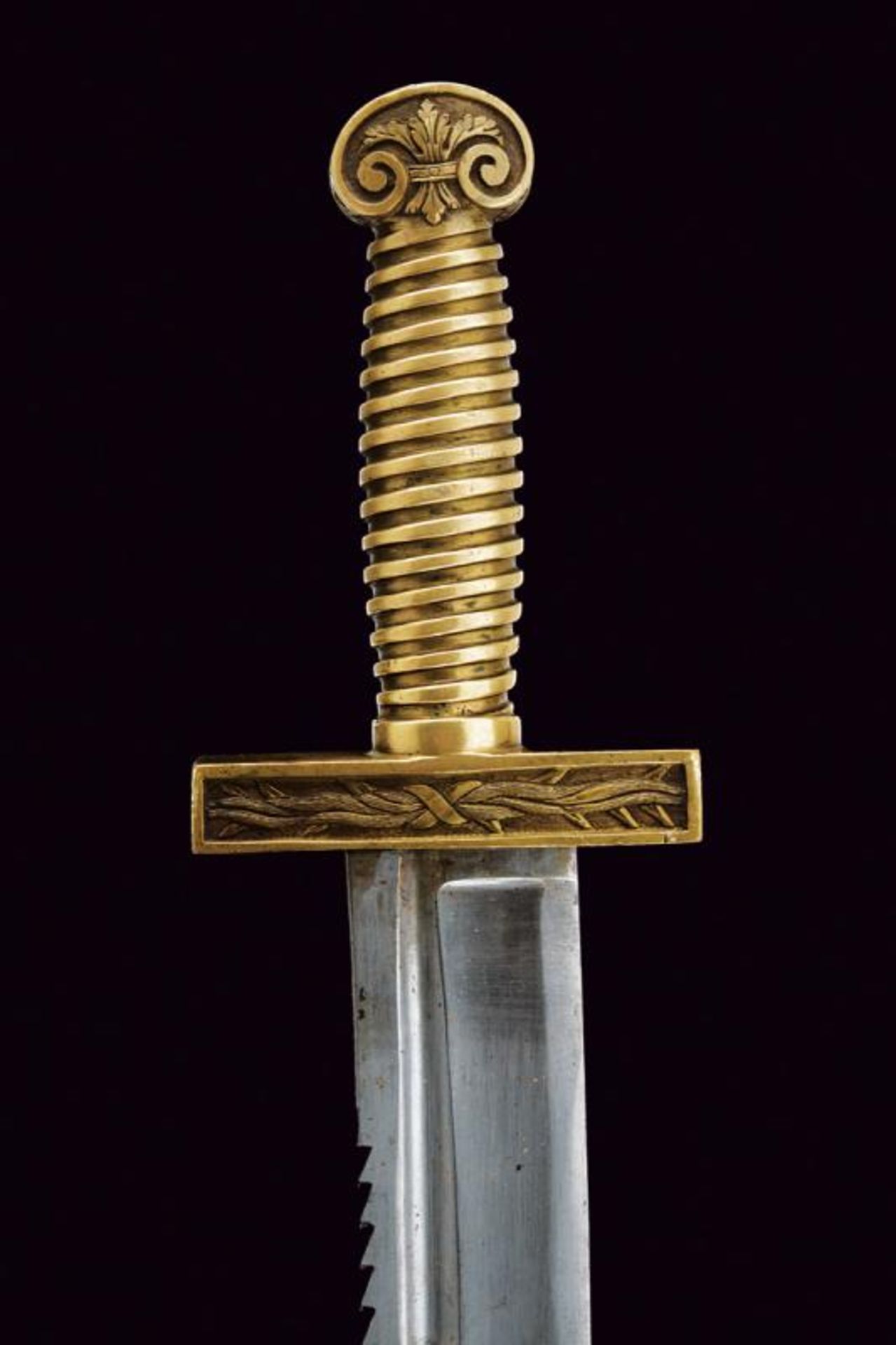 A very rare saw-back pioneer's short sword - Bild 3 aus 6