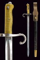 A rare 1870 first model Vetterli bayonet
