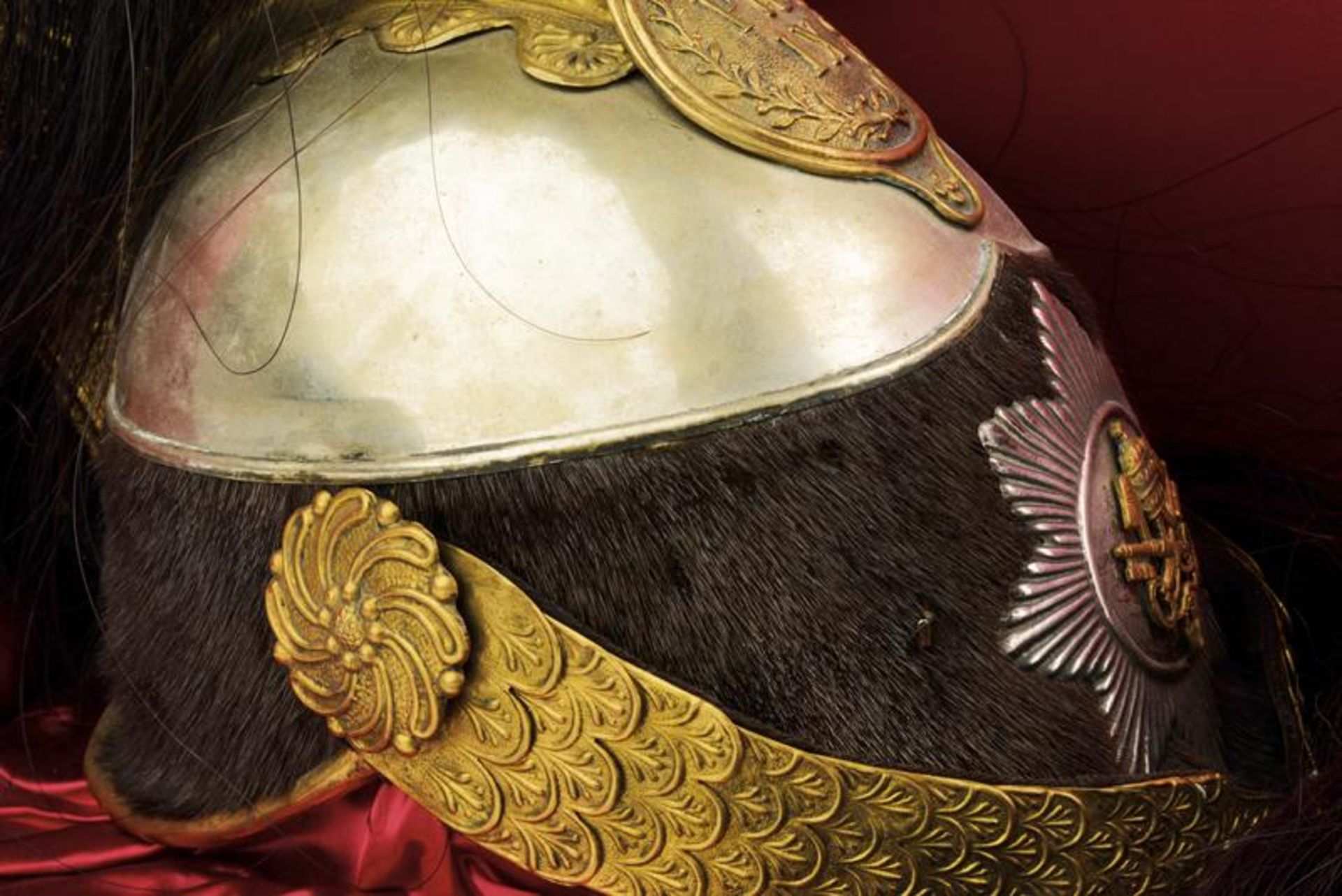 A magnificent helmet of the Noble Guard, epoch Pius IX - Bild 6 aus 7