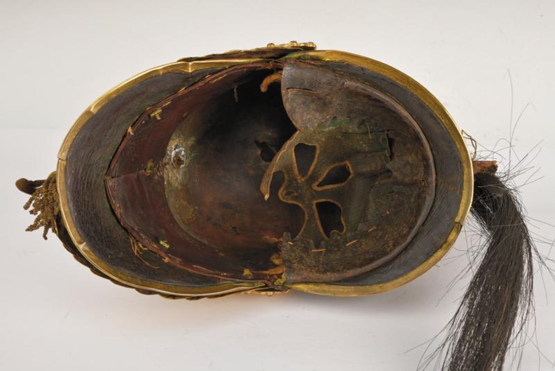 A very rare officer's helmet of the 'Piemonte Reale' regiment, epoch Carlo Alberto - Image 2 of 9