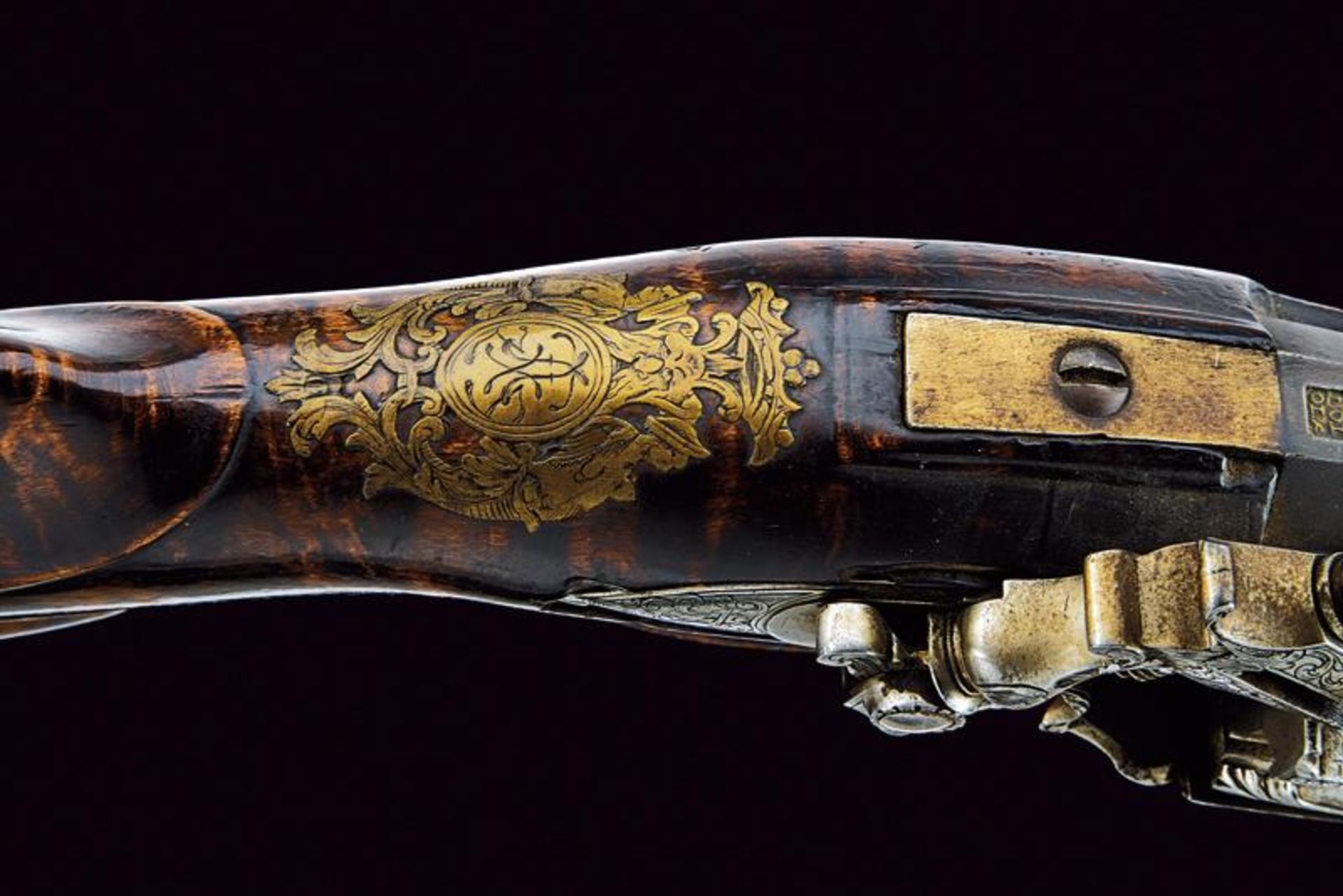 An elegant roman style flintlock gun - Image 6 of 11