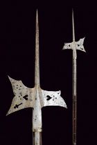 A rare pierced halberd