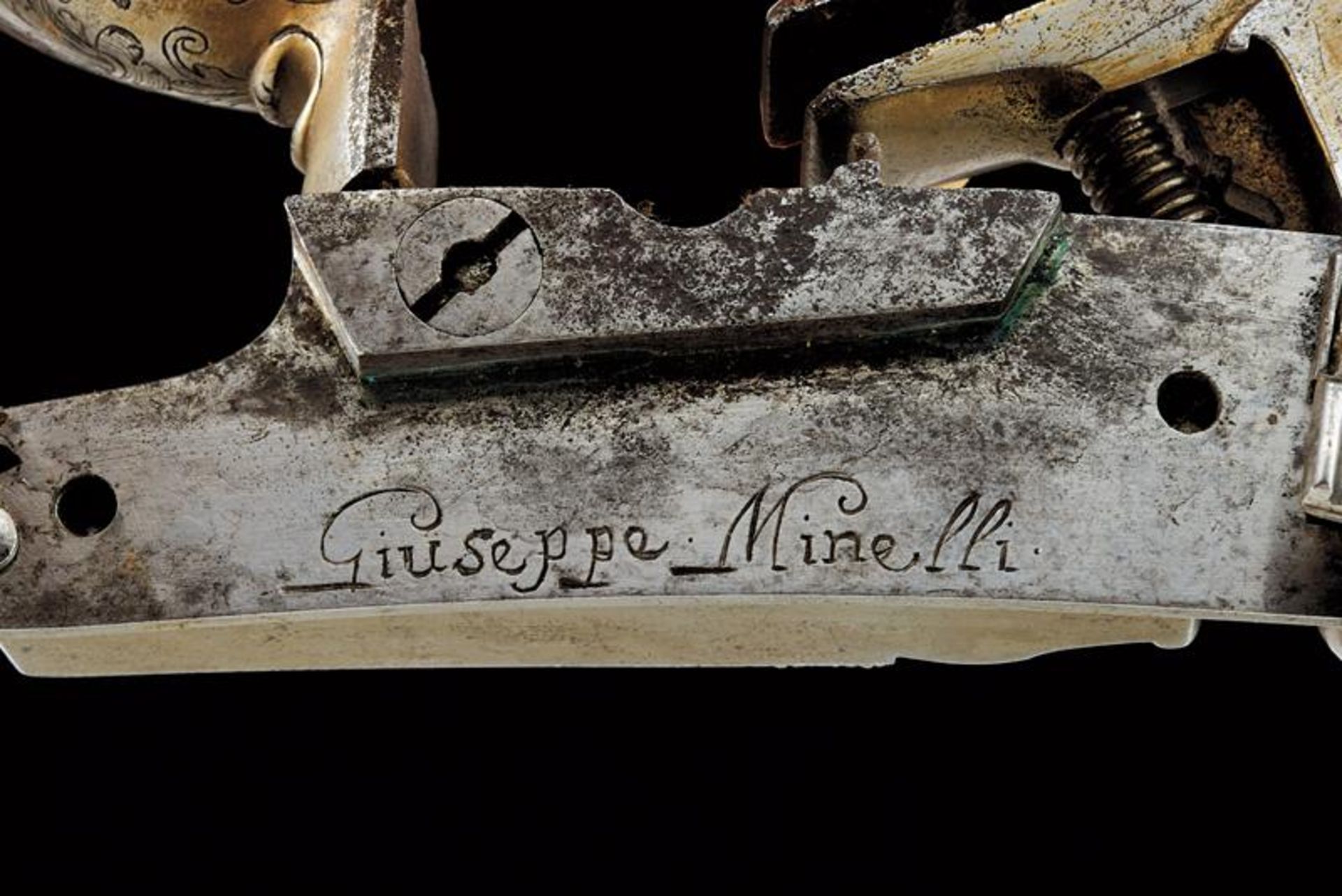 An elegant roman style flintlock gun - Image 3 of 11