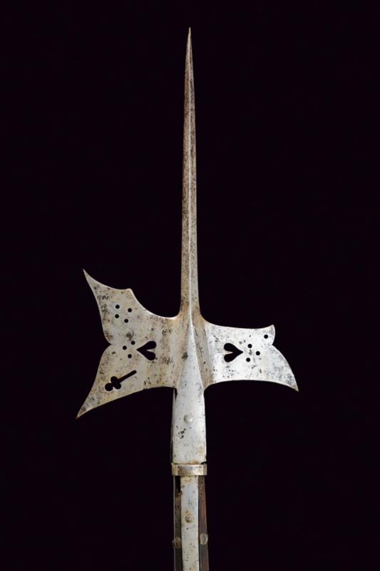 A rare pierced halberd - Bild 3 aus 6