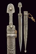 A silver-mounted kindjal