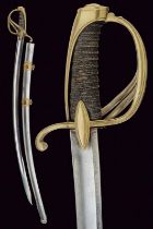 A light-cavalry officers' sabre, Model AN XI