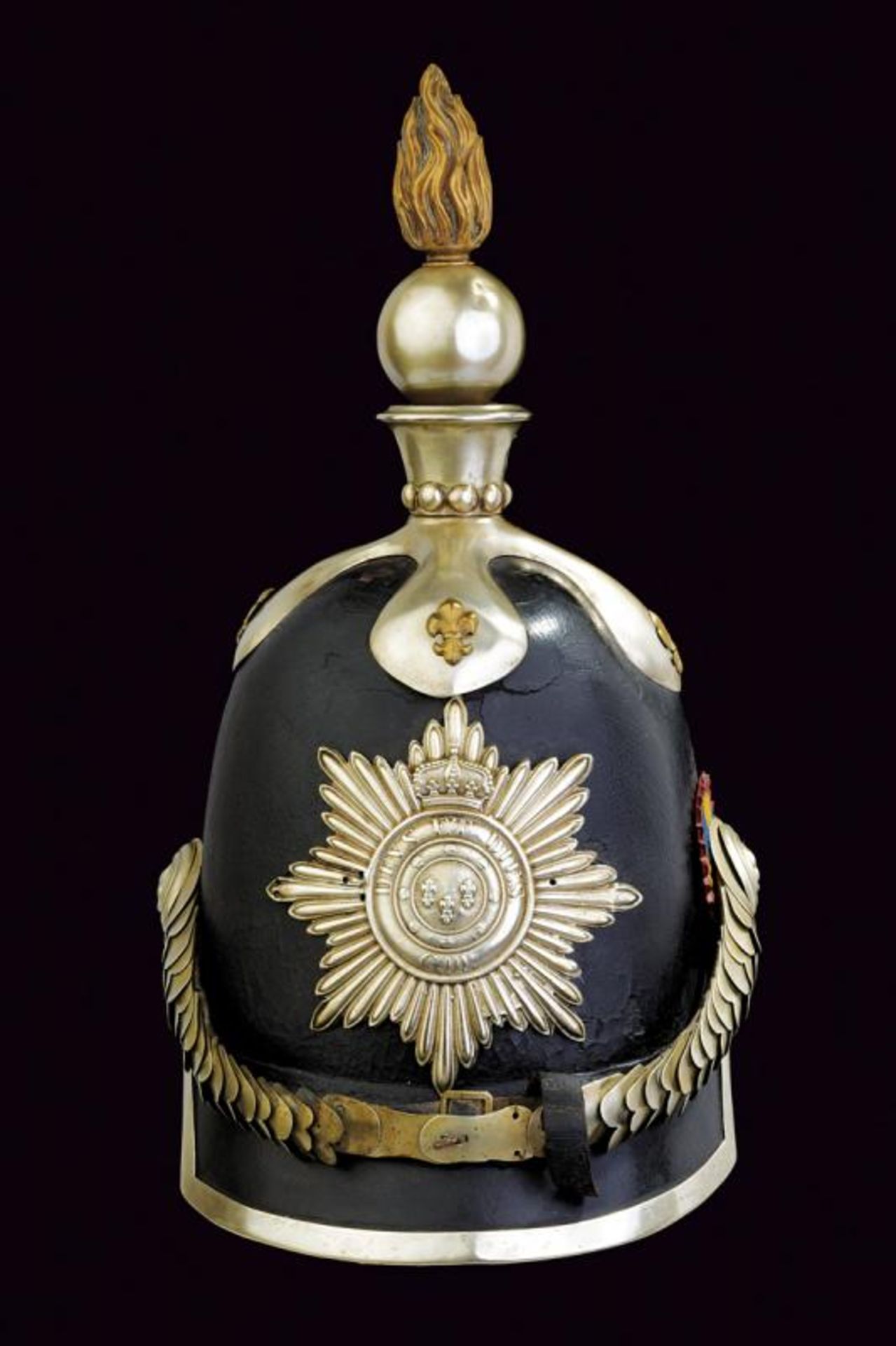 A very rare 'Garde du Corps' helmet, epoch Duke Charles III - Image 10 of 12