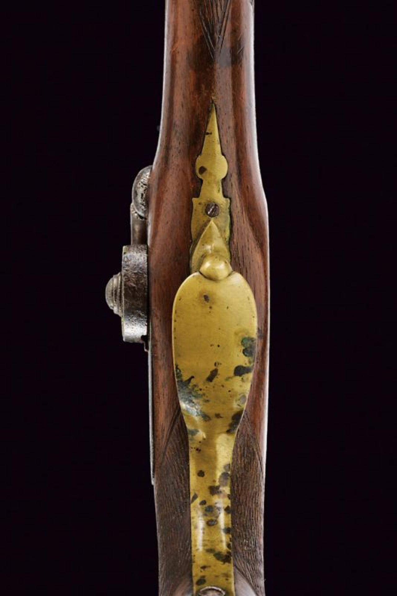 A rare percussion system pistol - Image 8 of 9