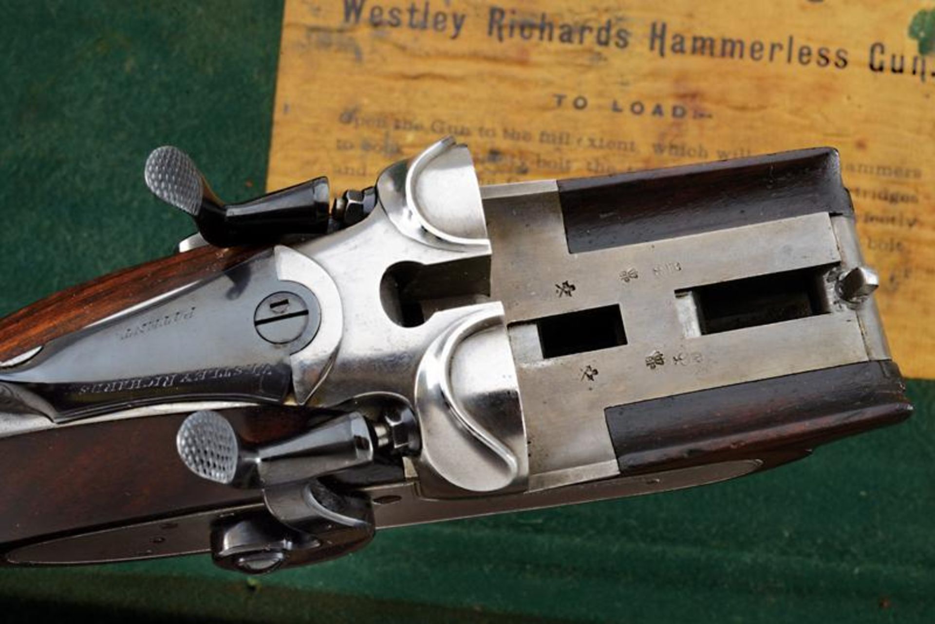 A double-barreled cased breechloading gun by Westley Richards - Image 9 of 12