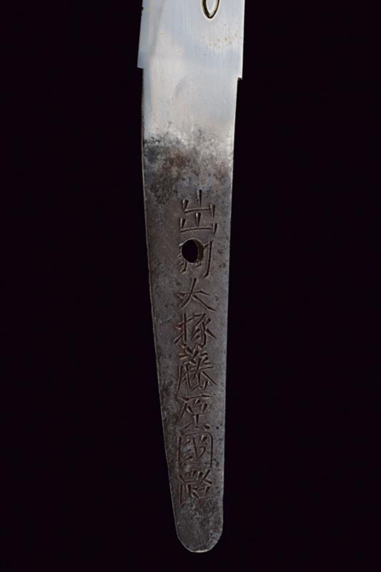 A wakizashi in shirasaya, mei: Dewa Daijo Fujiwara Kunimichi - Bild 3 aus 11