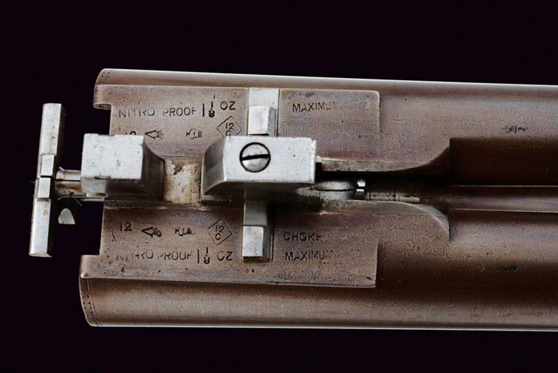 A rare double-barreled breechloading gun by Lancaster - Bild 14 aus 16